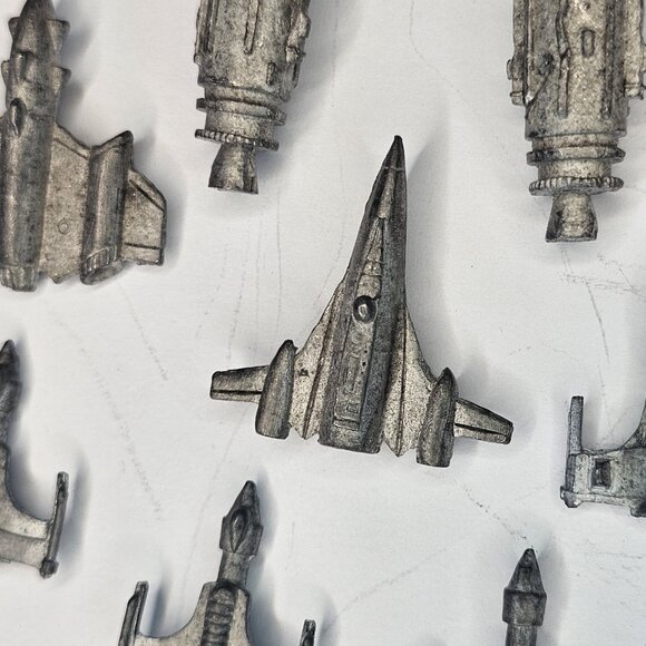 VTG 80s Star Frontiers Sathar Ships TSR Pirate Frigates Scout Lot Of 4 LEAD - Picture 4 of 5